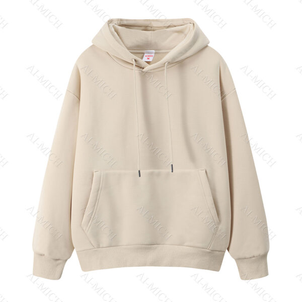 AI-MICH Trendy Unisex Sweater Full Zip Up Hoodies Plain White Heavy Thick Unique Private Label Street Wear Zipup Jacket Hoodie Custom