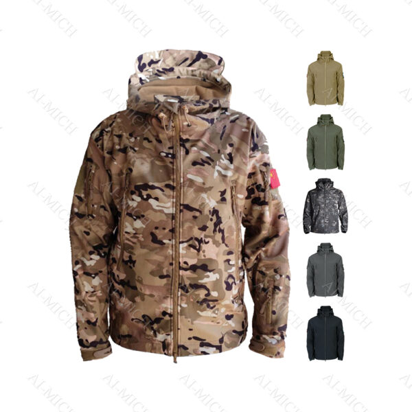 AI-MICH Fashionable Function Water Proof Multifunctional Polyester Outdoor Jacket Waterproof Adjustment Sportswear Work Clothes - Image 5