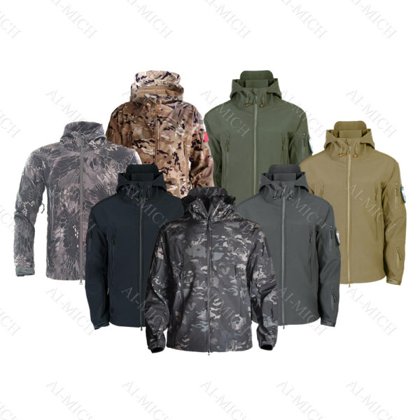 AI-MICH Fashionable Function Water Proof Multifunctional Polyester Outdoor Jacket Waterproof Adjustment Sportswear Work Clothes - Image 6