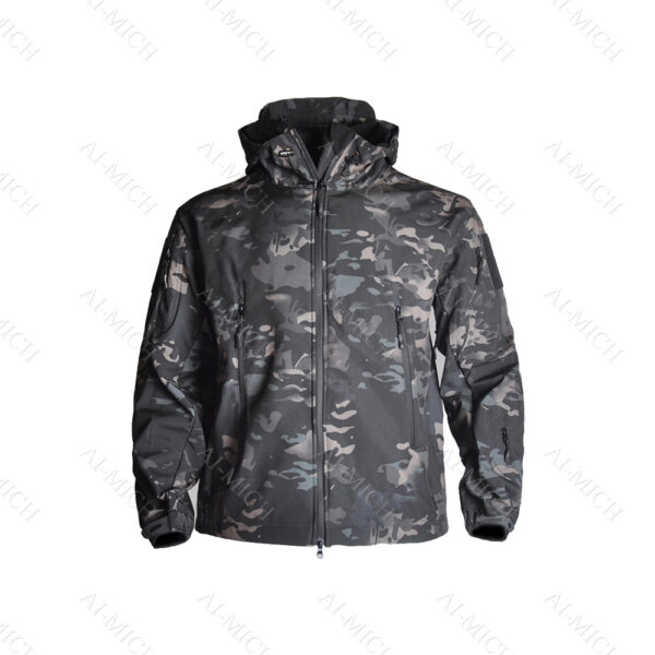 AI-MICH Fashionable Function Water Proof Set Jacket Customize Service Wholesale Jacket Waterproof Outdoor Jacket Lightweight Camouflage - Image 9