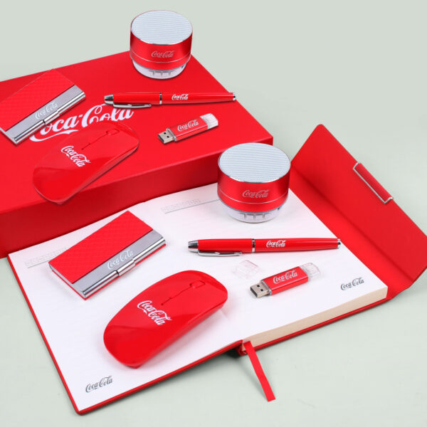 AI-MICH Hot Selling Business Beautiful Advanced Elegant Gift Sets Customized Logo Corporate Personalised Gift Set CocaCola