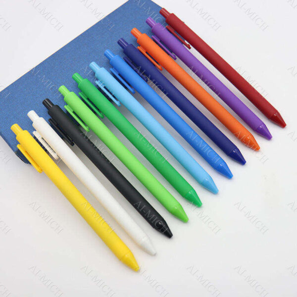 AI-MICH Personalized Press Neutral Pen Ballpoint Pen Cheap Plastic Wholesale Gift Custom Logo Ballpoint Pen - Image 5