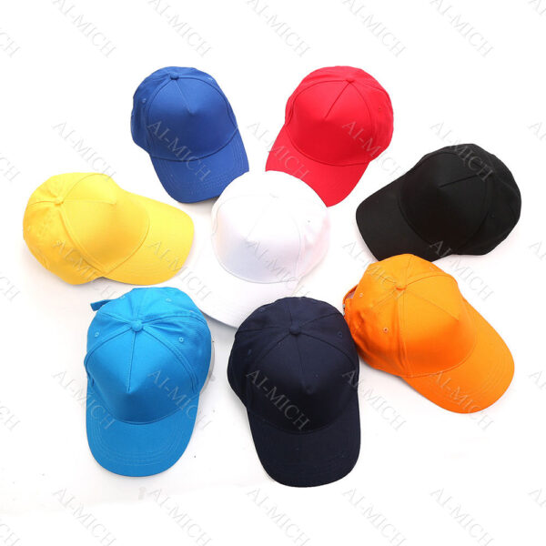 Ai-Mich Custom High-Quality Baseball Cap 5 Panels Sublimation Mesh Baseball Cap Multi Colorswith Logo - Image 2