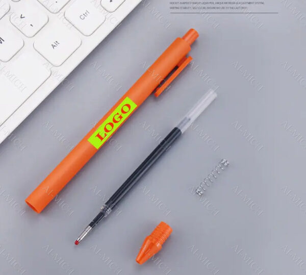 AI-MICH Personalized Press Neutral Pen Ballpoint Pen Cheap Plastic Wholesale Gift Custom Logo Ballpoint Pen - Image 4