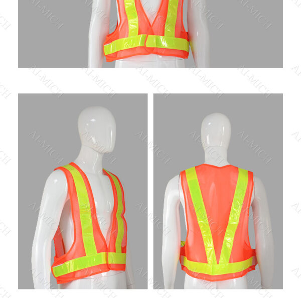 AI-MICH Volunteers Vests Custom Grids Security Overalls Custom Logo Printing Summer Wear Resistance Support Samples Quick Drying - Image 5