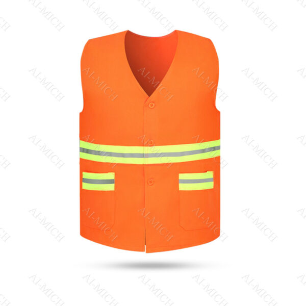 AI-MICH Summertime Support Samples Doorman Uniform Customize Your Logo Reflective Vest Same For Men And Women Dry Quickly