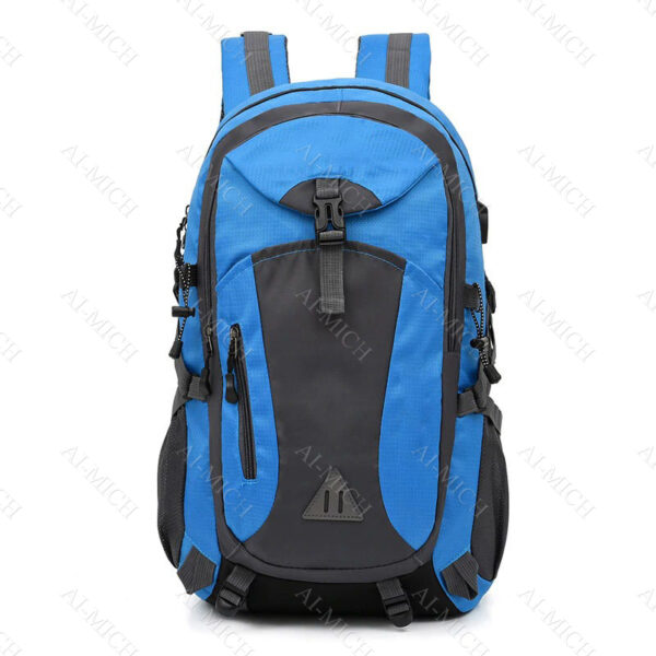 AI-MICH Custom Unisex Anti Theft Nylon Outdoor Travel Waterproof Laptop Hiking Backpack - Image 2