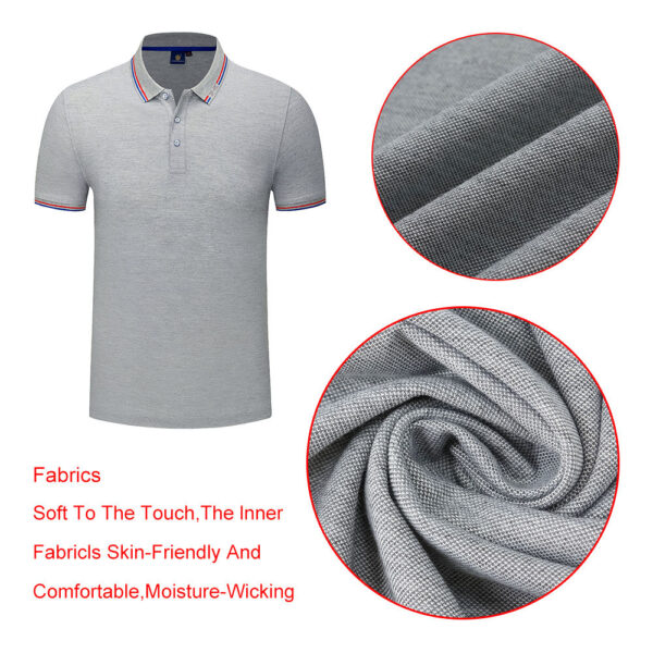 Ai Mich 100 Cotton High Quality Polo T Shirt Custom Brand Comfortable Short Sleeve Dry Fit 7104