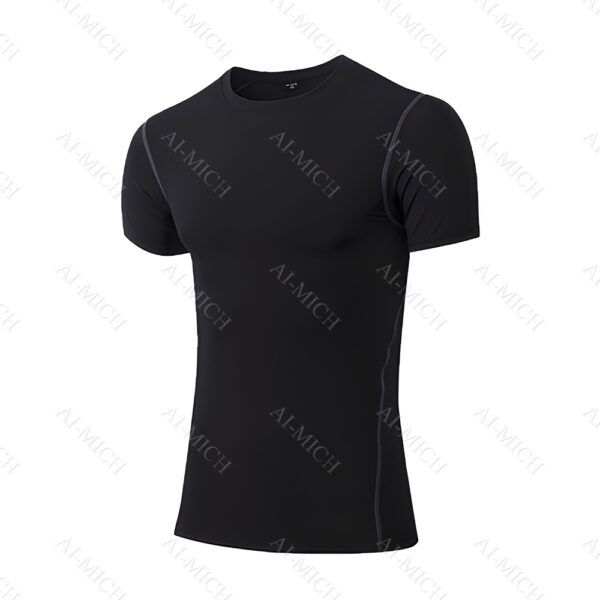 AI-MICH Wholesale Good Quality Unisex Tshirt Round Neck Fit Short Sleeve Summer Casual Plain Custom Logo 100% Cotton Tshirt - Image 6