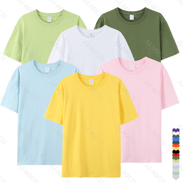 AI-MICH 100% Cotton High Quality Polo T Shirt Custom Brand Comfortable Short Sleeve Dry Fit Plain Golf Blank Polo T Shirt