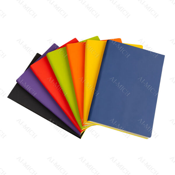 AI-MICH Wholesale Custom PU Leather Hard Cover Notebook Supplier Newest Design Logo Cotton For Business Gift School